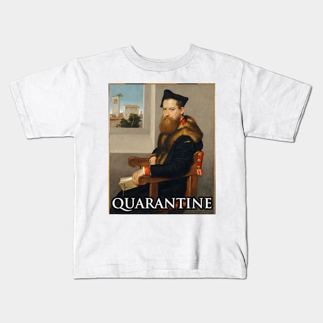 Quarantine|Covid-19|Coronavirus|Parody|Social Distancing|Self Isolation|Pandemic|Stay Home Kids T-Shirt by Rivenfalls